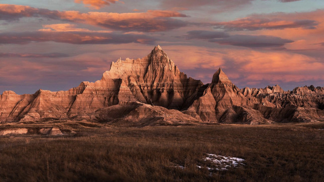 Обои картинки фото badlands national park, south dakota, природа, горы, badlands, national, park, south, dakota
