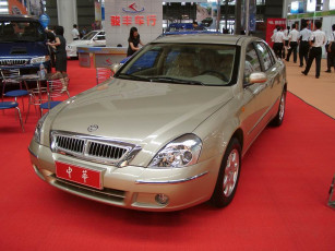 Картинка brilliance zhonghua автомобили выставки уличные фото