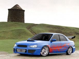 Картинка subaru impreza автомобили