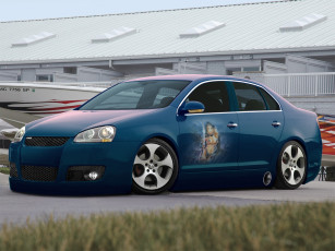 обоя volkswagen, jetta, автомобили