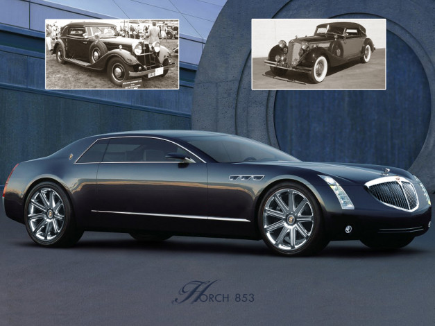 Обои картинки фото horch, 853, автомобили, виртуальный, тюнинг