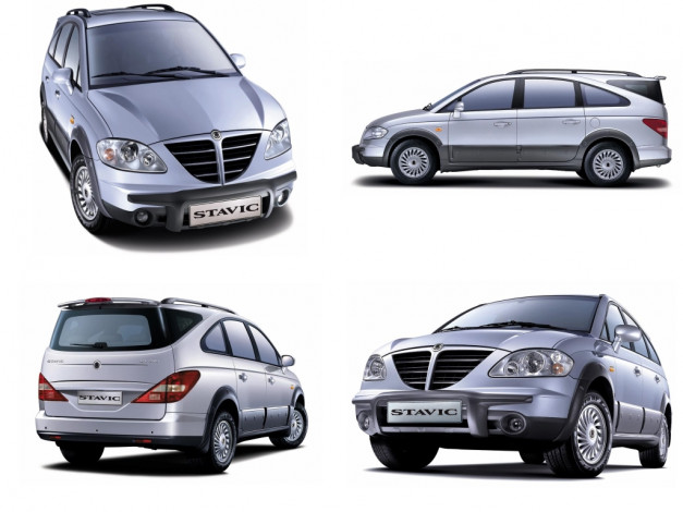 Обои картинки фото ssang, yong, rodius, автомобили