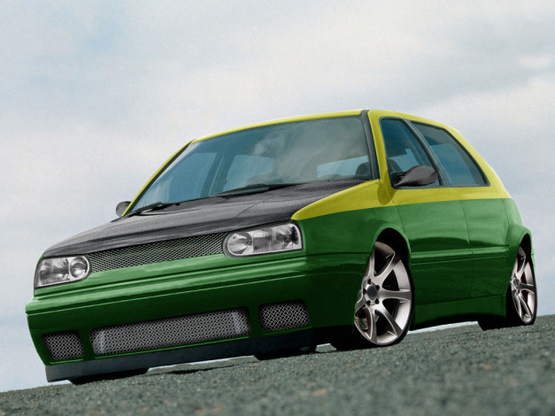 Обои картинки фото volkswagen, golf, автомобили