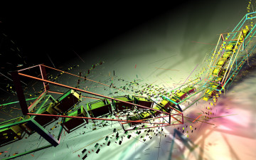 Картинка 3д графика abstract абстракции