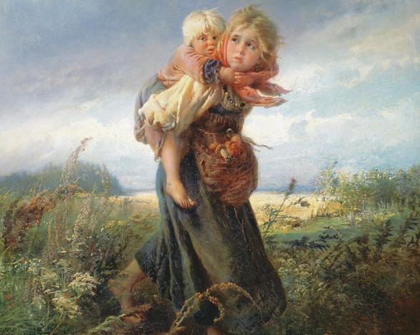 Обои картинки фото константин, маковский, рисованные