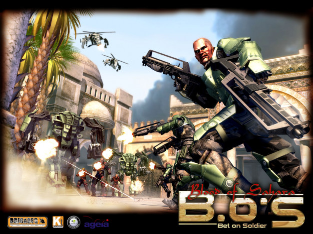 Обои картинки фото bet, on, soldier, blood, of, sahara, видео, игры