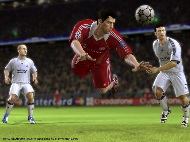 Обои картинки фото uefa, champions, league, 2006, 2007, видео, игры