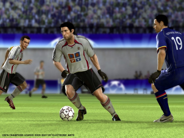 Обои картинки фото uefa, champions, league, 2006, 2007, видео, игры