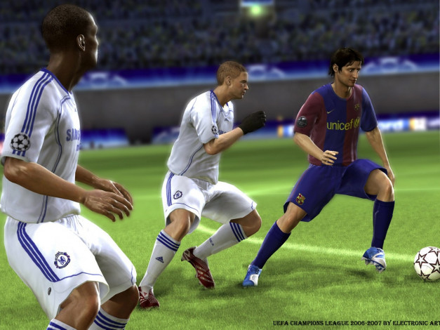 Обои картинки фото uefa, champions, league, 2006, 2007, видео, игры