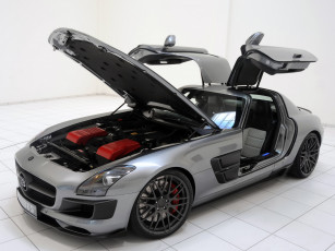 Картинка автомобили brabus sls amg gullwing doors