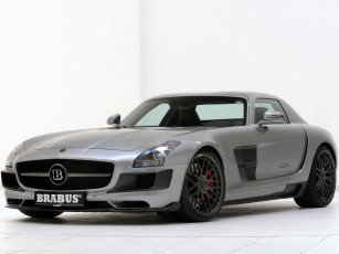обоя автомобили, brabus, sls, amg, gullwing, doors