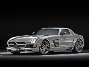 Картинка автомобили brabus sls amg gullwing doors