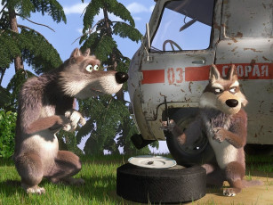 Картинка мультфильмы маша медведь