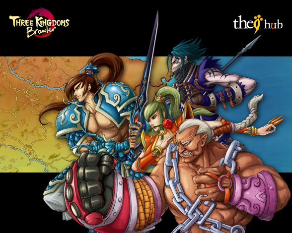 Обои картинки фото three, kingdoms, brawler, видео, игры
