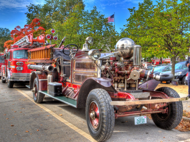 Обои картинки фото автомобили, пожарные, машины