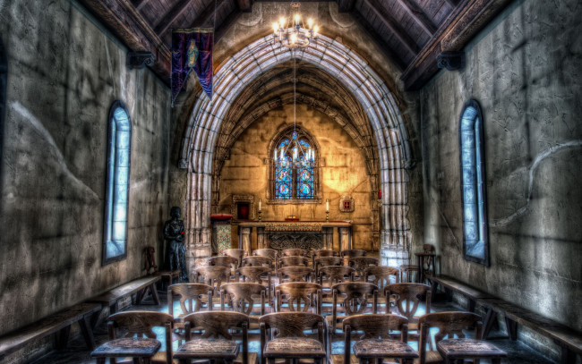 Обои картинки фото интерьер, убранство, роспись, храма