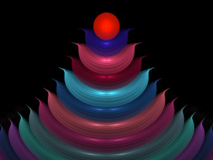 Картинка 3д графика fractal фракталы цвета фон узор