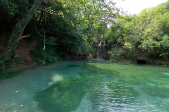 Картинка природа реки озера вода деревья водопад