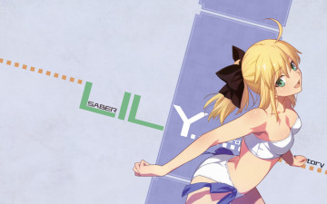 Картинка аниме fate stay night девушка