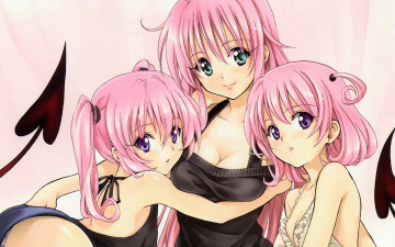 Картинка аниме to love ru девушки