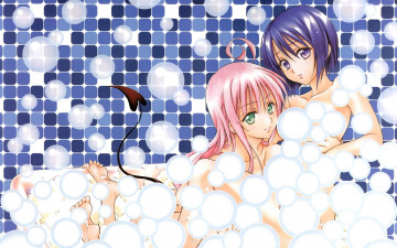 Картинка аниме to love ru девушки