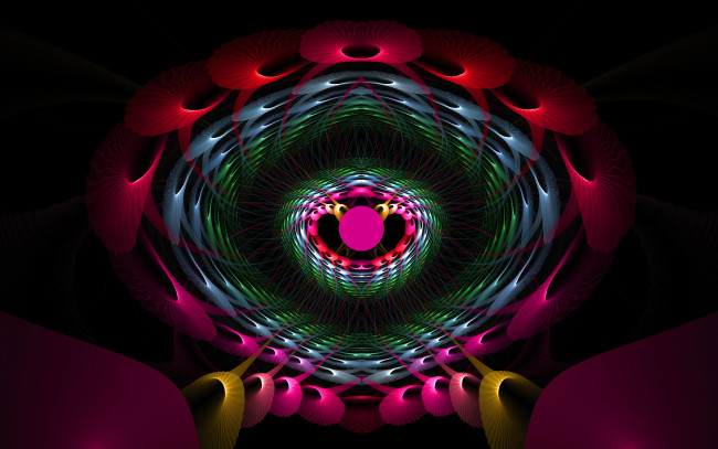 Обои картинки фото 3д, графика, fractal, фракталы, цвета, фон, узор