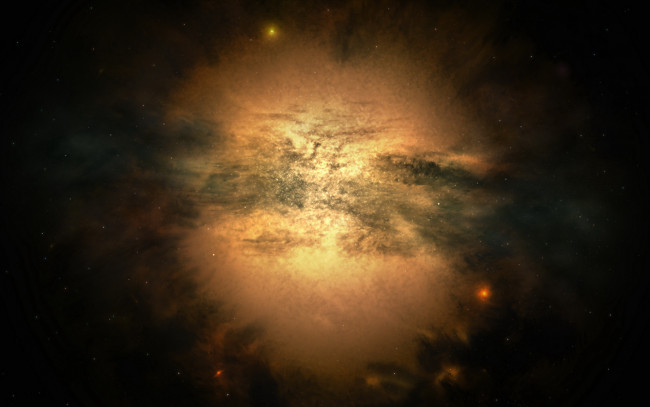 Обои картинки фото космос, арт, свечение