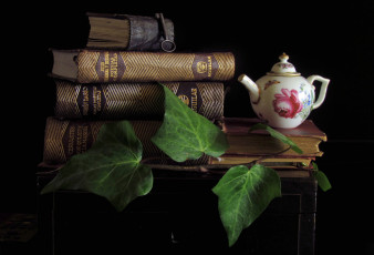 Картинка разное канцелярия книги заварник плющ