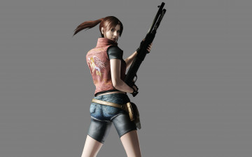 Картинка resident+evil видео+игры +operation+raccoon+city оружие девушка resident evil