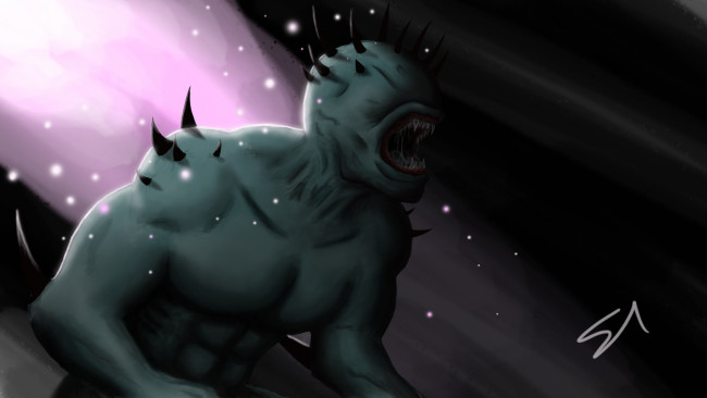 Обои картинки фото фэнтези, существа, шипы