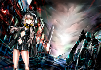 Картинка аниме оружие +техника +технологии колокольчики взгляд девушка арт робот altina orion sen no kiseki shijiu-adamhutt фантастика