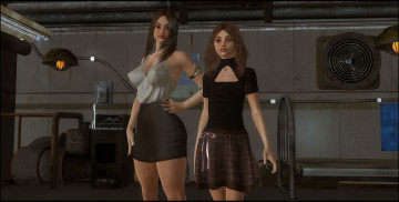 Картинка 3д+графика люди+ people фон девушки взгляд