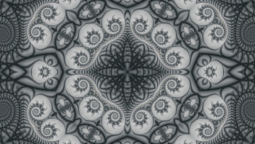 Картинка 3д+графика фракталы+ fractal фон узор цвета