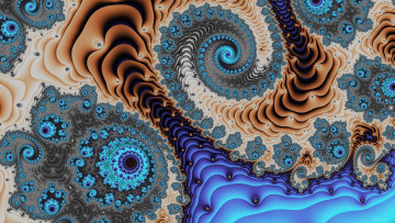 Картинка 3д+графика фракталы+ fractal узор цвета фон