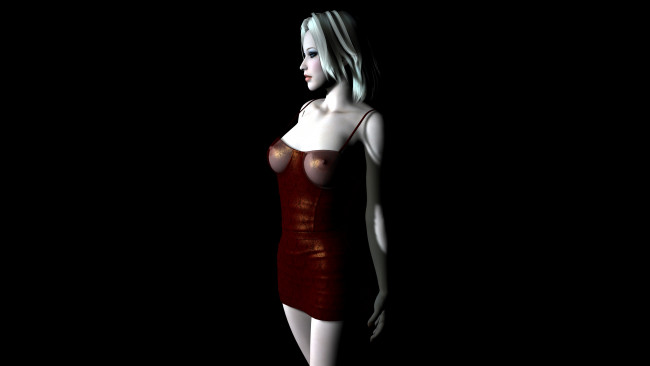 Обои картинки фото 3д графика, люди , people, фон, взгляд, девушка