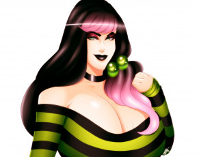 Картинка векторная+графика девушки+ girls девушка взгляд фон