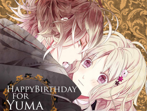 Картинка аниме diabolik+lovers девушка вампир