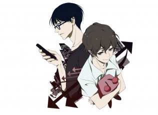 Картинка аниме zankyou+no+terror парни