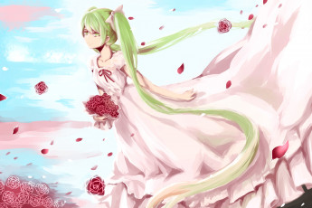 Картинка аниме vocaloid hatsune miku