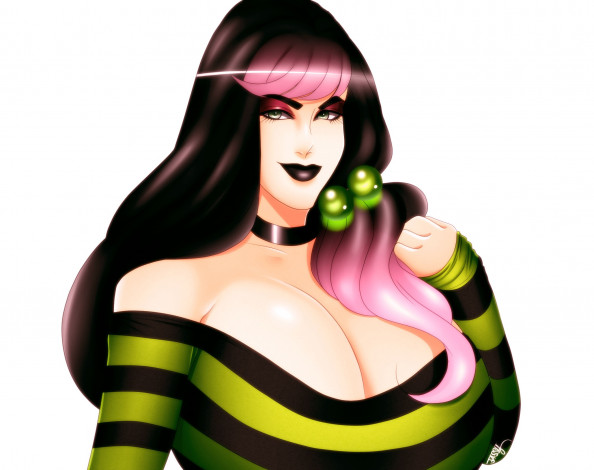 Обои картинки фото векторная графика, девушки , girls, девушка, взгляд, фон