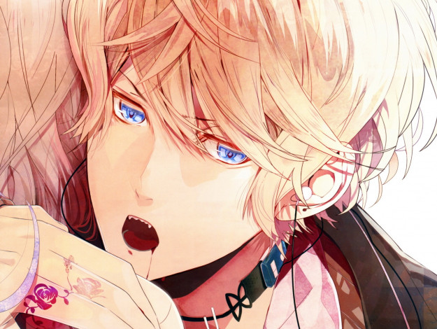 Обои картинки фото аниме, diabolik lovers, вампир