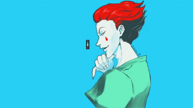 Обои картинки фото аниме, hunter x hunter, хисока