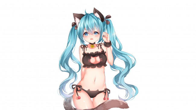 Обои картинки фото аниме, vocaloid, chuo, za, hatsune, miku