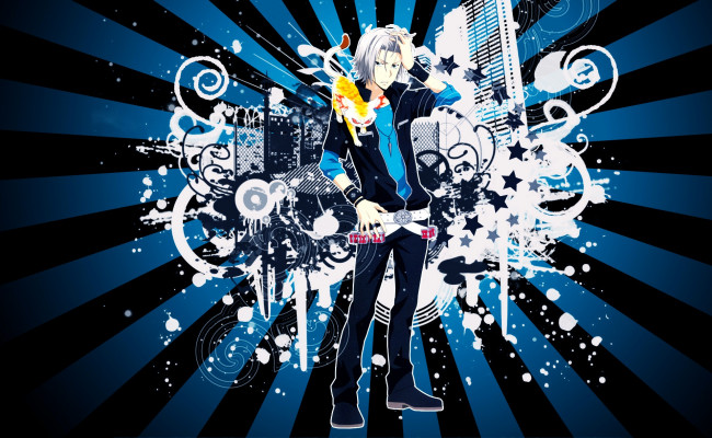 Обои картинки фото аниме, katekyo hitman reborn, учитель, мафиози, реборн