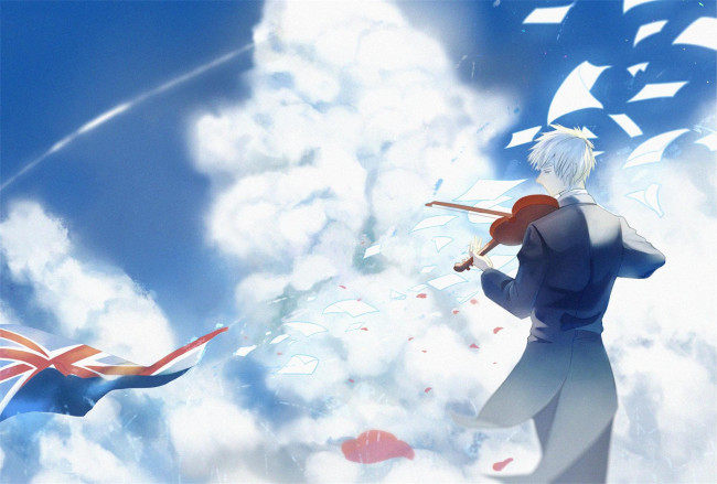 Обои картинки фото аниме, hetalia,  axis powers, england