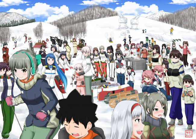 Обои картинки фото аниме, kantai collection, kantai, collection