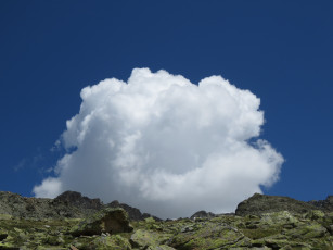 Картинка природа облака горы