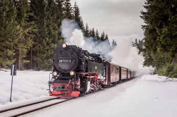 Картинка техника паровозы рельсы паровоз