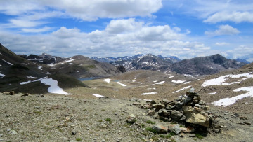 Картинка природа горы снег