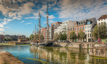 Картинка корабли парусники паруса мачты